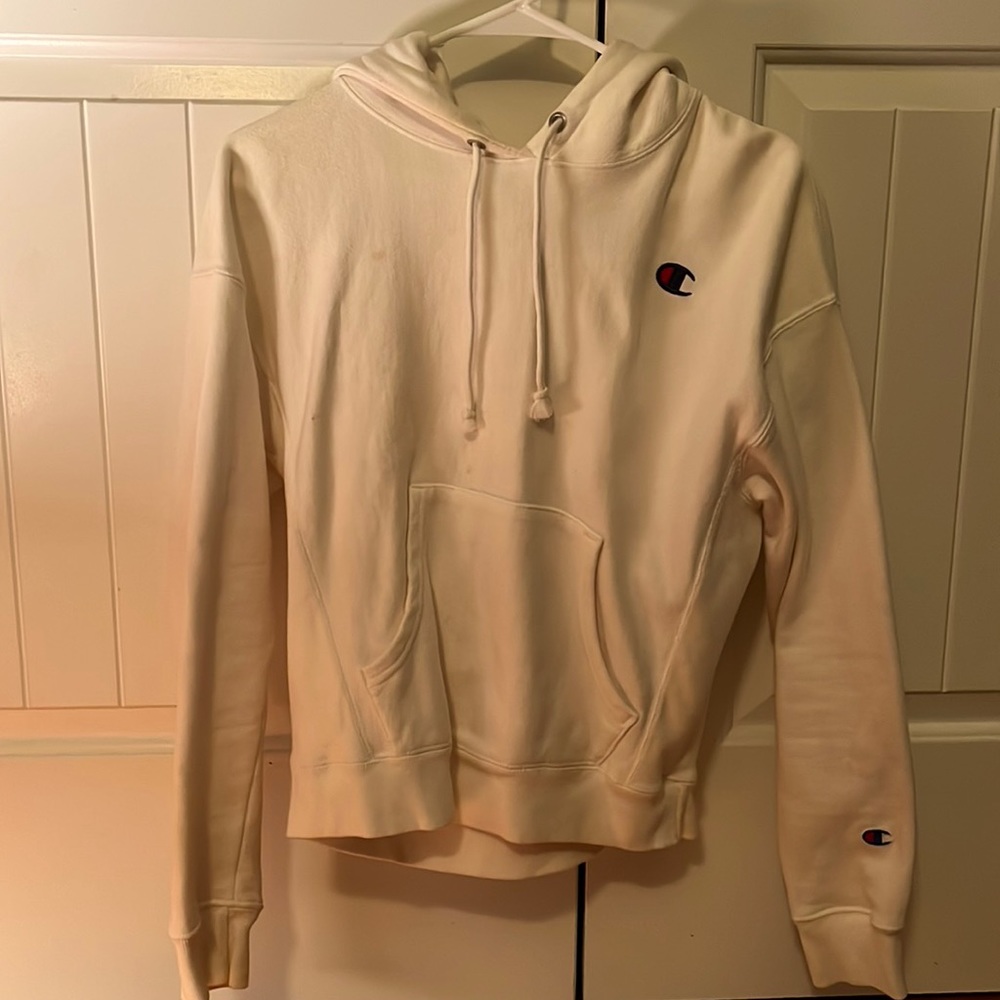 Champion white hoodie